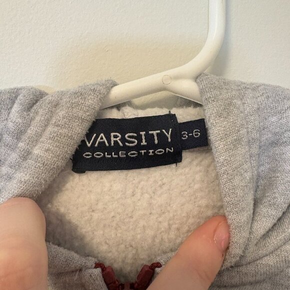 McMaster University Baby Zip Up Hoodie 3-6 months Grey Varsity Hamilton - Picture 3 of 5